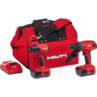 Hilti 22-Volt Lithium-Ion Keyless Chuck Cordless Hammer Drill DriverBrushless Impact Driver Combo Kit (Batteries Included) 3554455