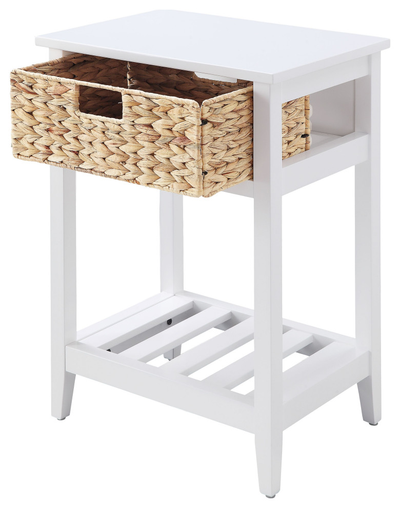 Chinu Accent Table   Beach Style   Side Tables And End Tables   by Acme Furniture  Houzz