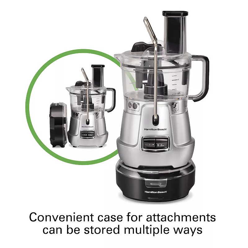 Hamilton Beach Stack and Snap 8-Cup Food Processor