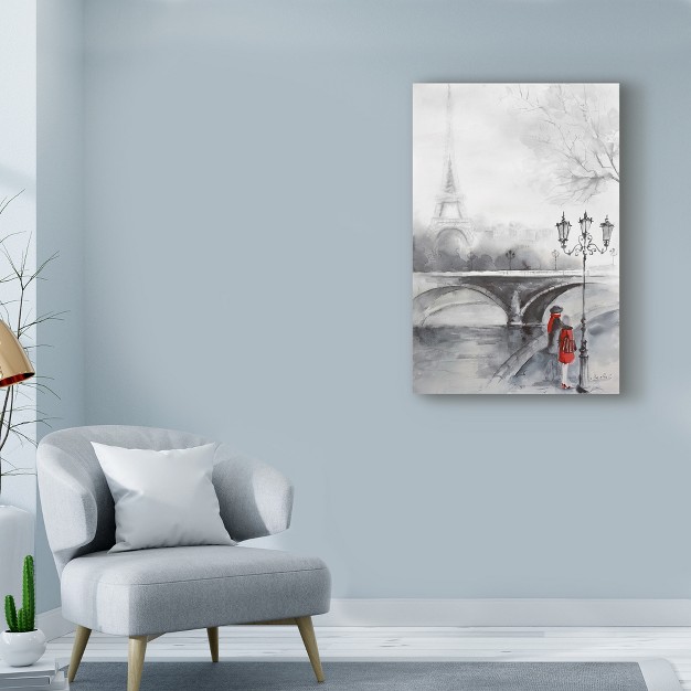 Trademark Fine Art marietta Cohen Art And Design x27 eiffel Tower Illustration 1 x27 Canvas Art