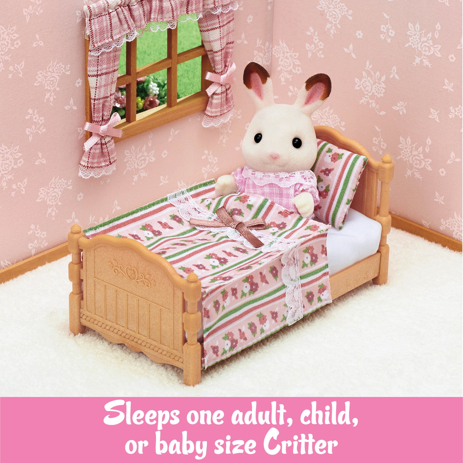 Calico Critters Bed & Comforter Set, Dollhouse Furniture and Accessories