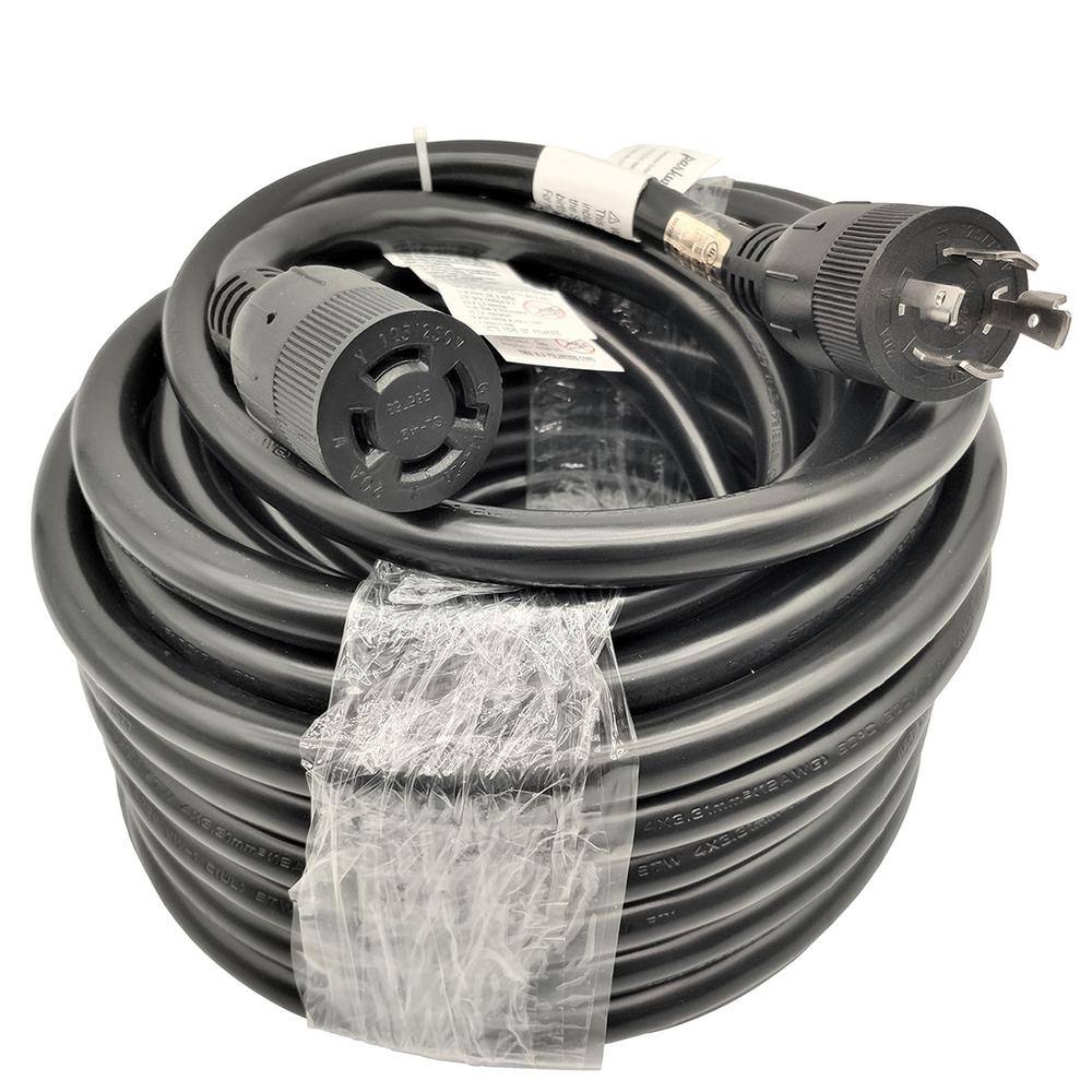 parkworld 50 ft. STOW 124 20 Amp 125250-Volt Generator Twist Lock NEMA L14-20 Extension Cord 886573