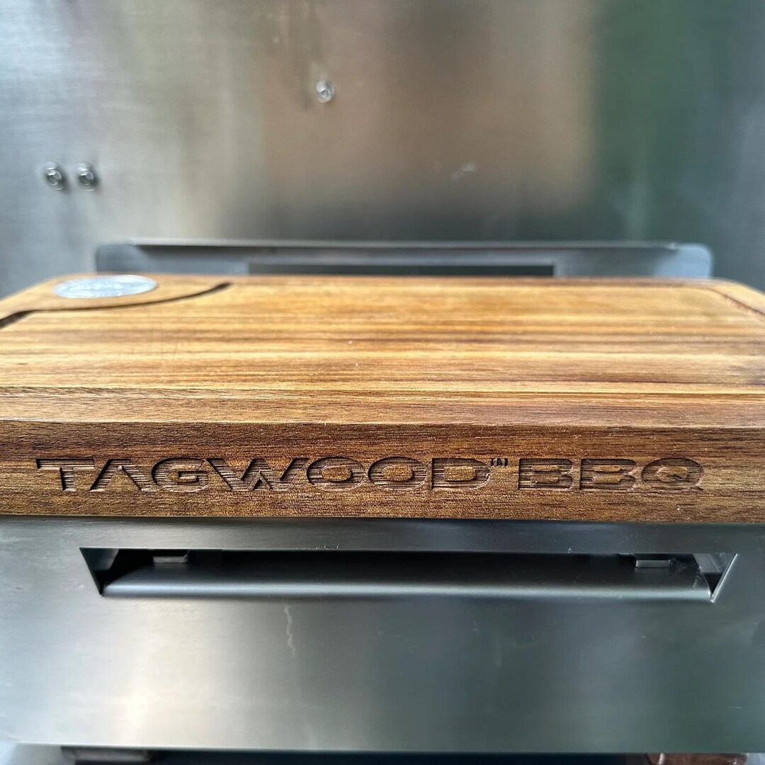 Tagwood BBQ 15 X 11 Inch Edge-Grain Cutting and Carving Board