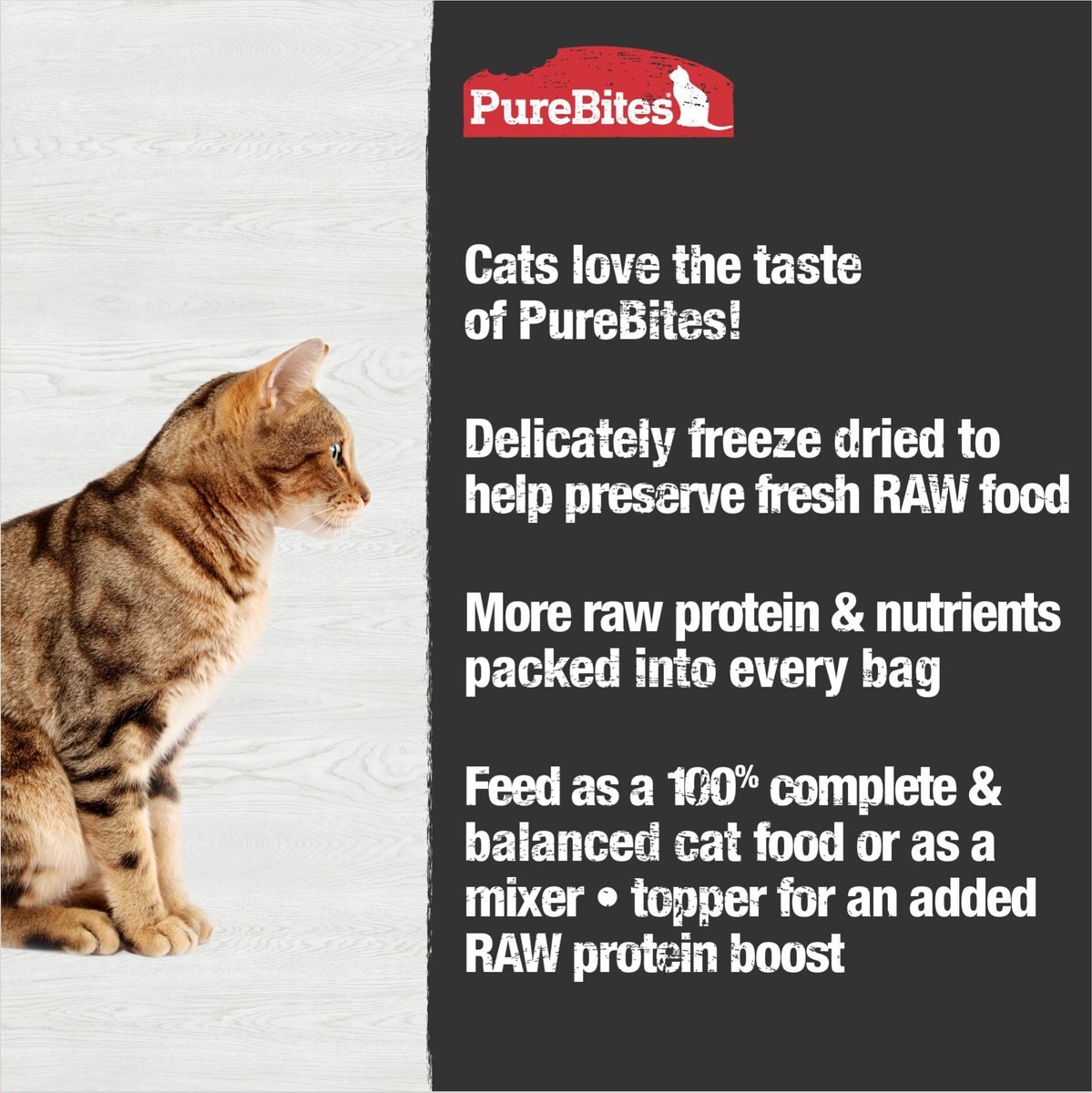 PureBites Chicken Freeze Dried Topper for Cats