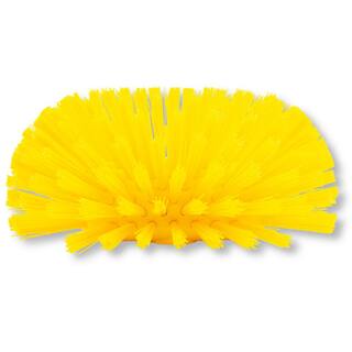 CFS Brands Sparta 5.25 in. x 7.5 in. Yellow Polypropylene Kettle Brush (2-Pack) 40041EC04