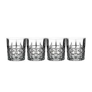 Marquis By Waterford Brady 11 fl. oz. Crystal Double Old Fashioned Glass Set (Set of 4) 40018563