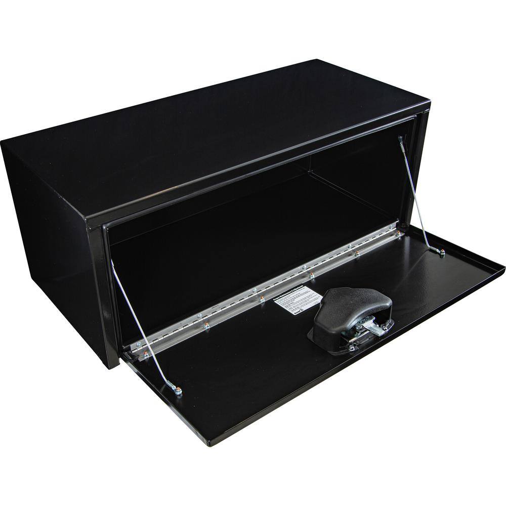 Buyers Products Company 14 in. x 16 in. x 36 in. Gloss Black Steel Underbody Truck Tool Box 1703305