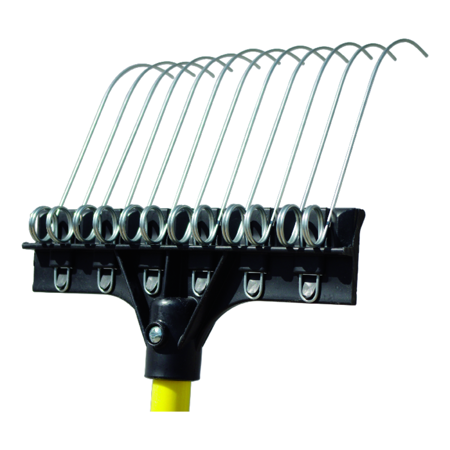 Groundskeeper II 65 in. 12 Tine Steel Shrub Rake Fiberglass Handle