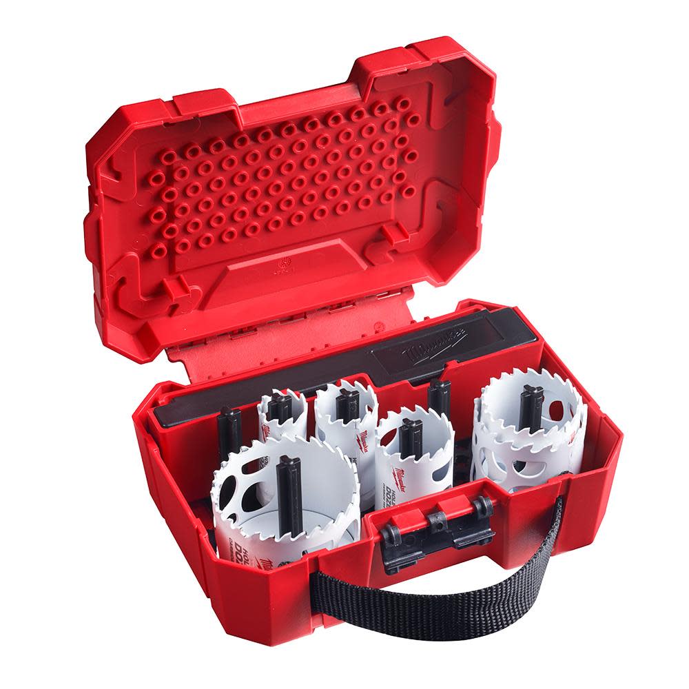 Milwaukee HOLE DOZER閳?with Carbide Teeth  Electrcian's Hole Saw Kit 10pc