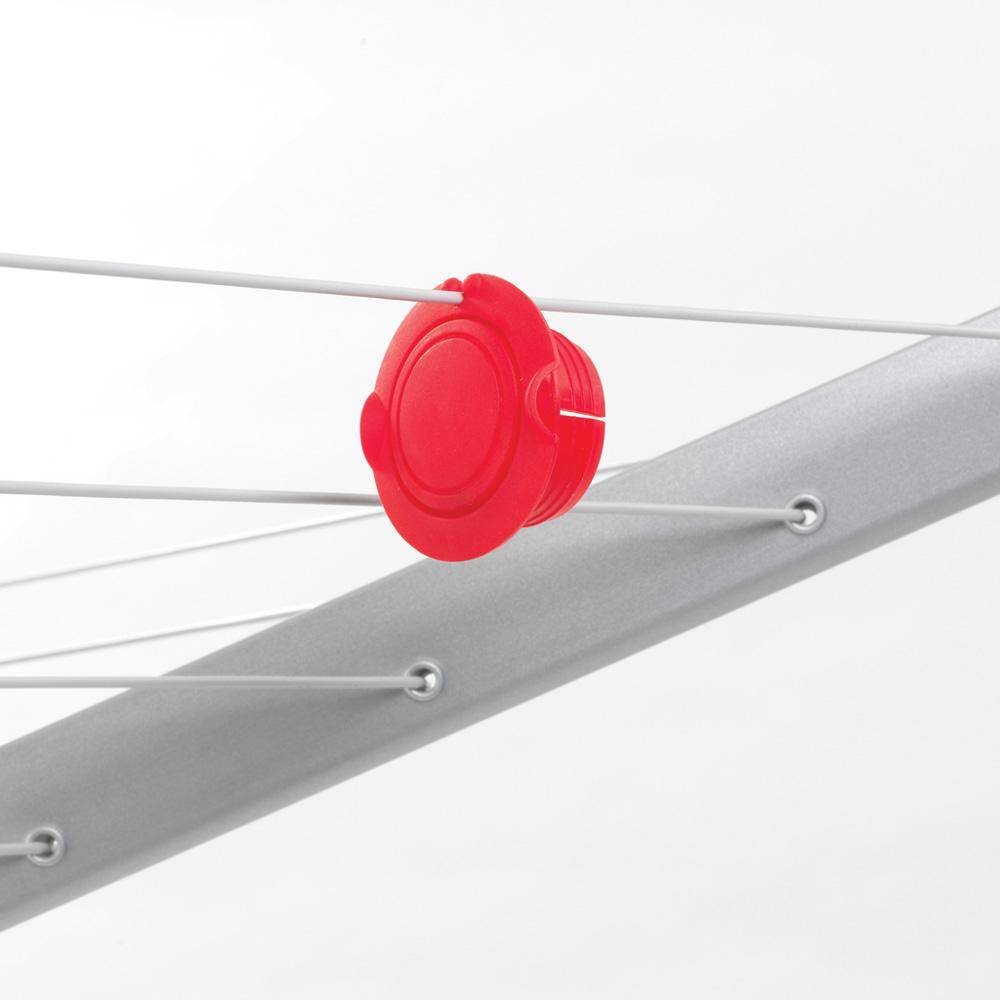 Brabantia 116.1 x 116.1 in. Topspinner Outdoor Rotary Clothesline with Ground Spike and Protective Cover 310829
