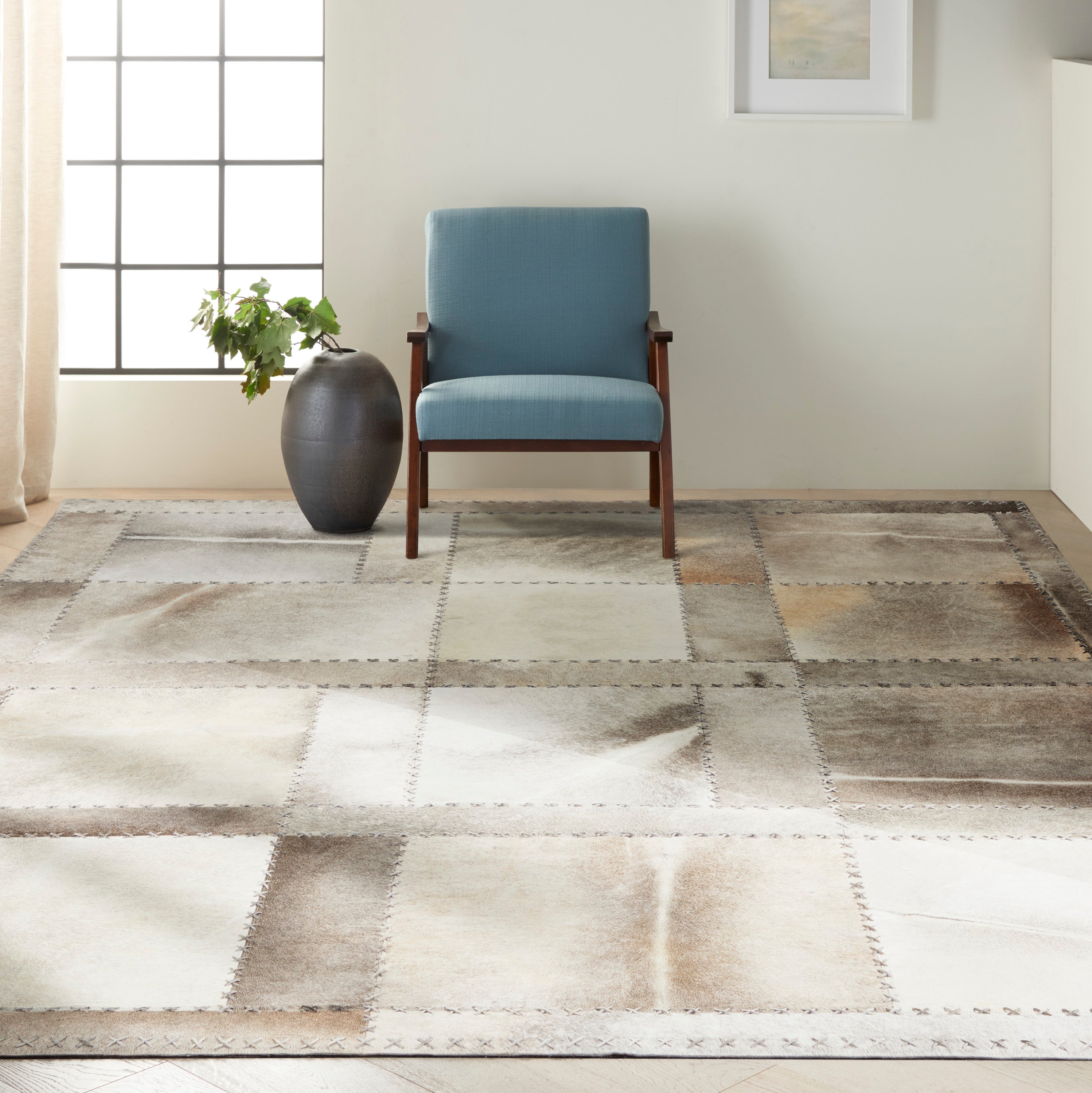 Northwest Hand Woven Grey Rug