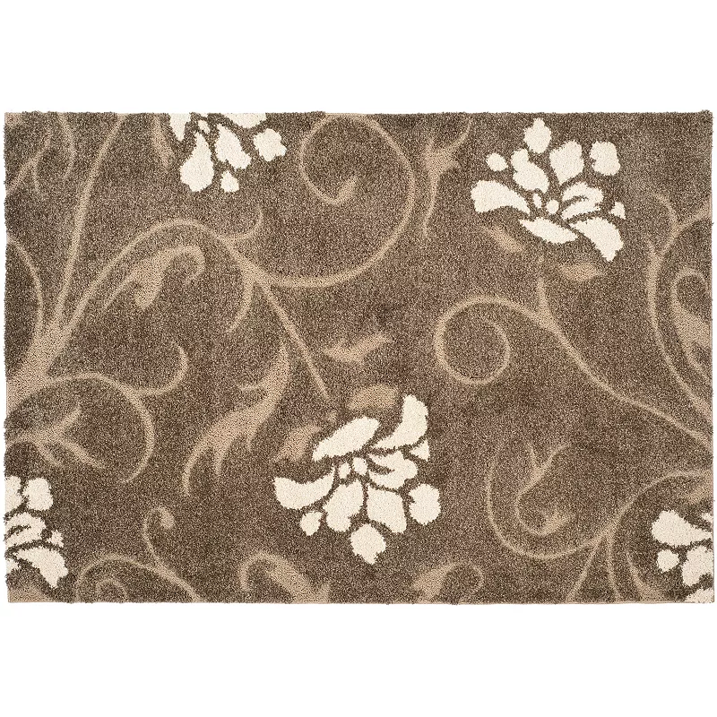 Safavieh Florida Floral Leaf II Shag Rug