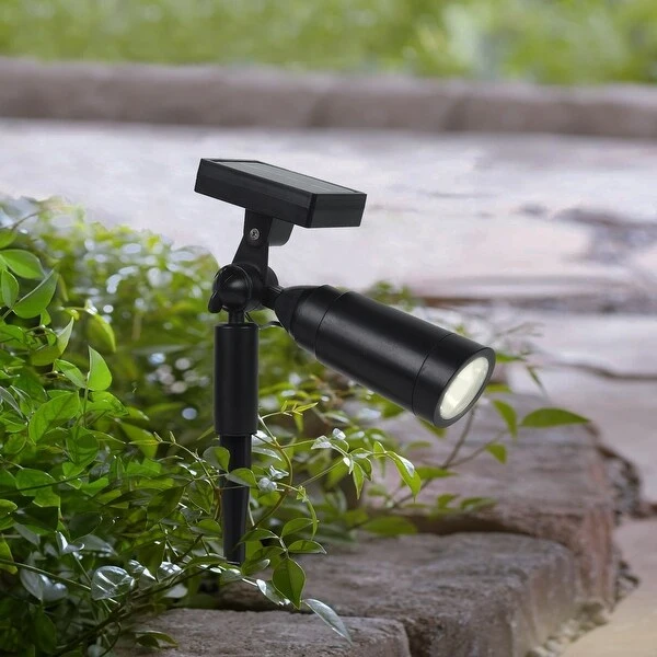 Solar Garden and Landscape 15LM Adjustable LED Spotlight