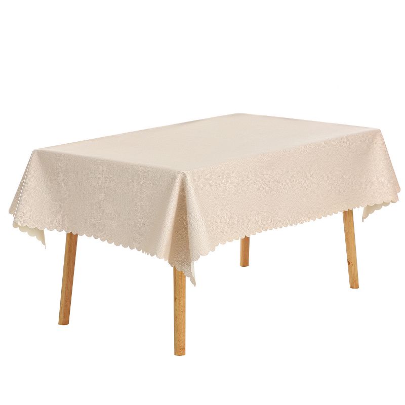 Rectangle Oil-proof Spill-proof Water Resistance Pvc Table Cover 1 Pc， 55 X 118