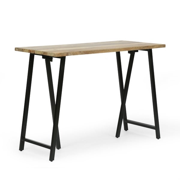 Toccoa Modern Industrial Handmade Mango Wood Console Table by Christopher Knight Home