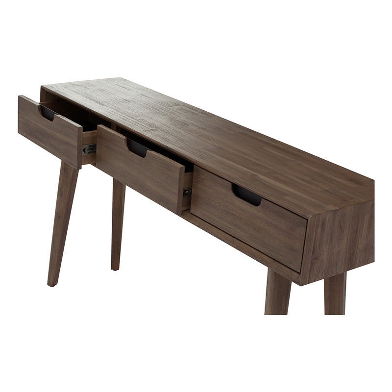 Torrell Console Table 140cm - Woodline Mocha