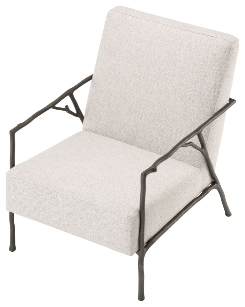 Beige Accent Armchair  Eichholtz Antico   Rustic   Armchairs And Accent Chairs   by Oroa   Distinctive Furniture  Houzz