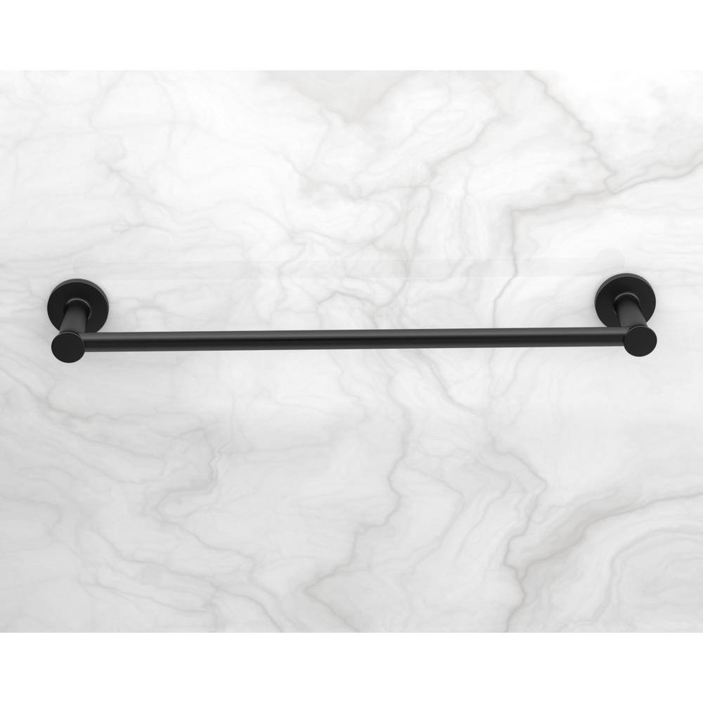 Glacier Bay Lucien 18 in. Towel Bar in Matte Black BTH-018-107