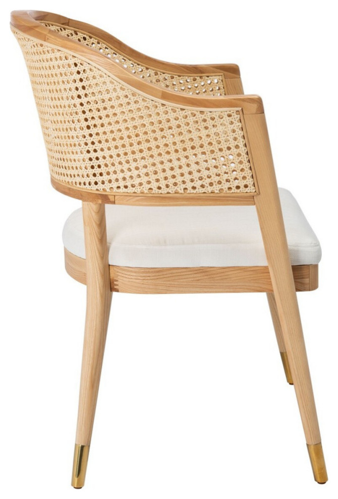 Joliet Rattan Dining Chair Natural Set of 2   Tropical   Dining Chairs   by Virgil Stanis Design  Houzz