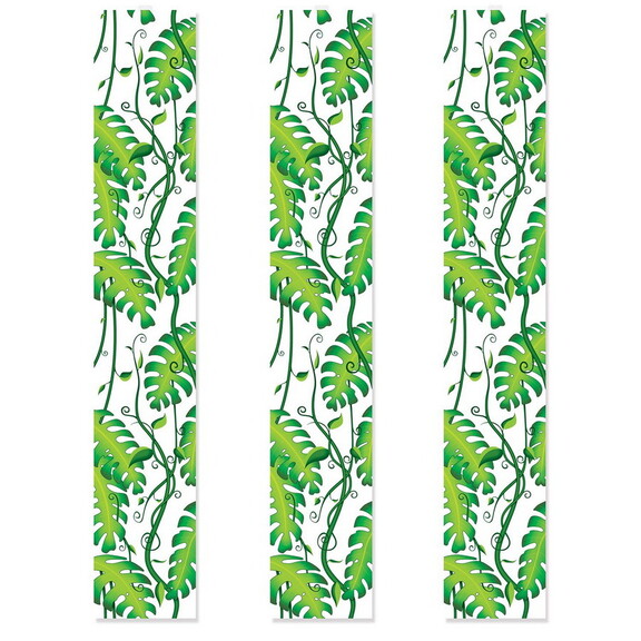 Beistle 53048 Jungle Vines Party Panels  12 x 6'