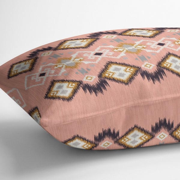 YUMA PINK Indoor|Outdoor Lumbar Pillow By Kavka Designs