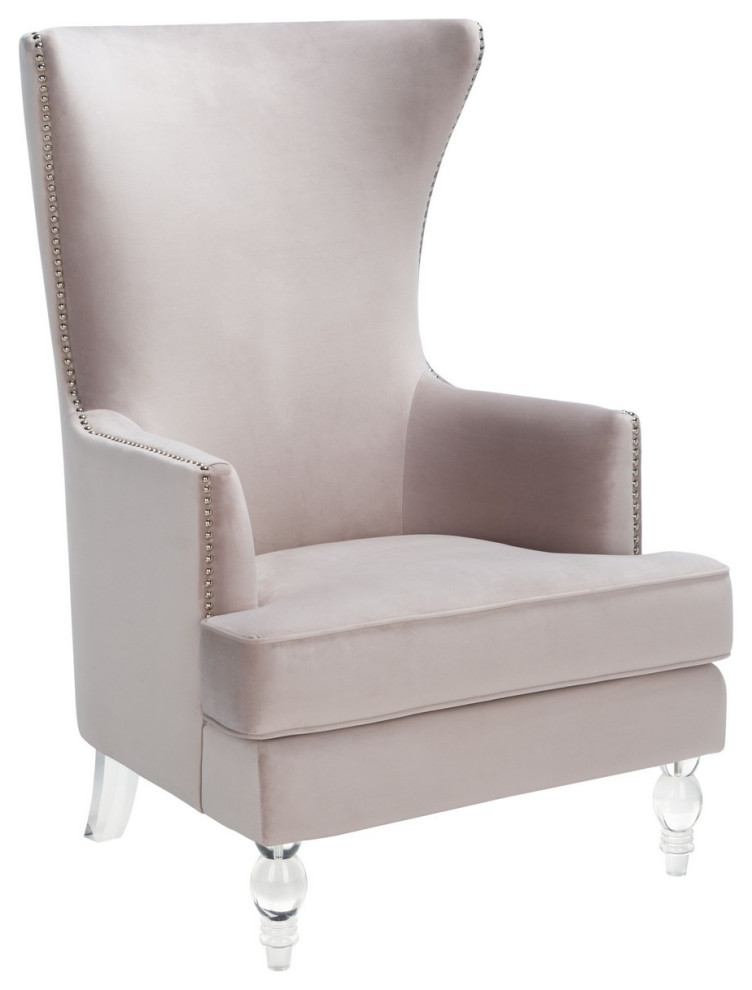 Safavieh Couture Geode Modern Wingback Chair   Eclectic   Armchairs And Accent Chairs   by Safavieh  Houzz