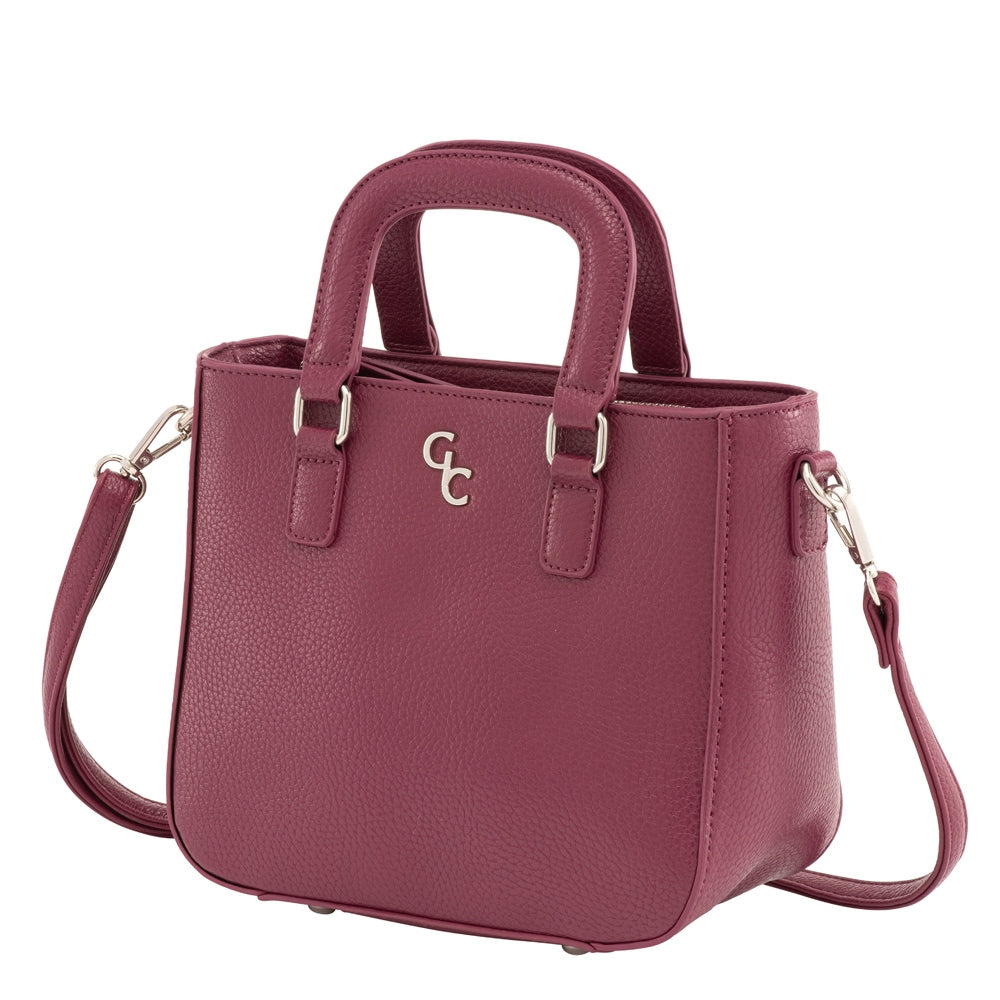 Galway Crystal Fashion Shoulder Bag - Mulberry