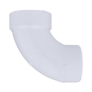 Charlotte Pipe 2 in. PVC DWV 90-Degree Street Elbow Fitting PVC003021000HD