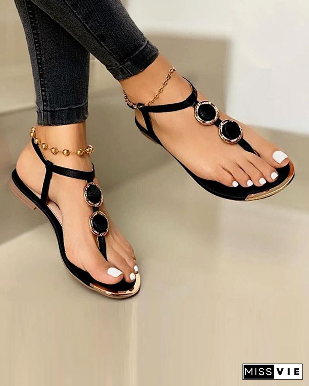 Bohemian Flip Flop Sandals