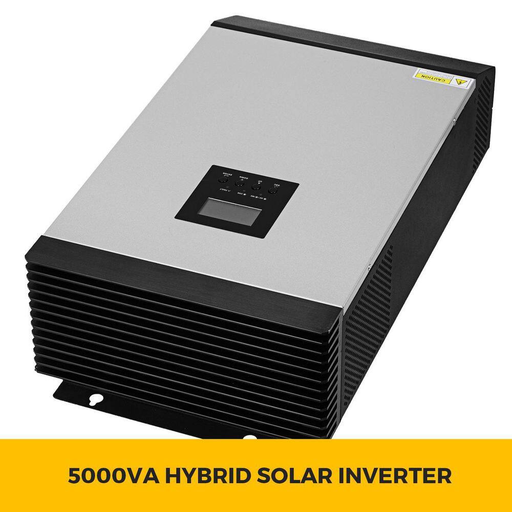 VEVOR Solar Car Inverter 5000-Watt Solar Pure Sine Wave Converter DC 48-Volt AC 230-Volt for Home Office NBQ5KVA48VMPPTLW1V0