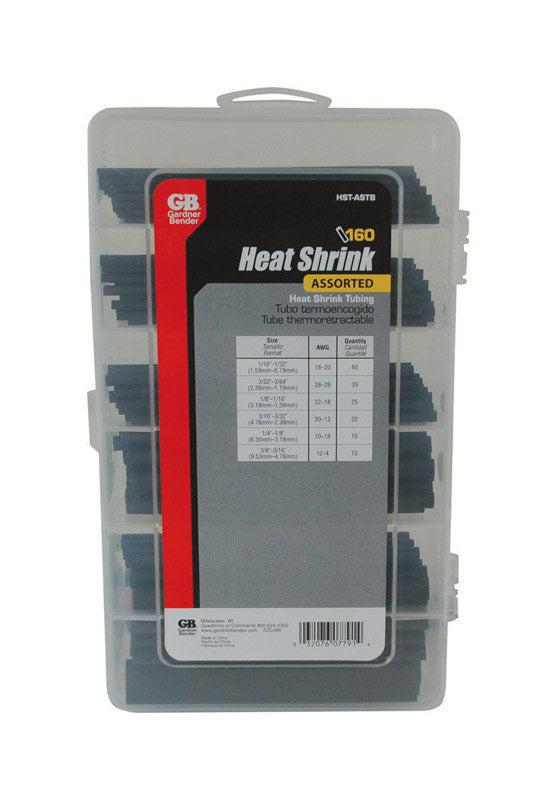 HEAT SHRINK TUBE KIT BLK