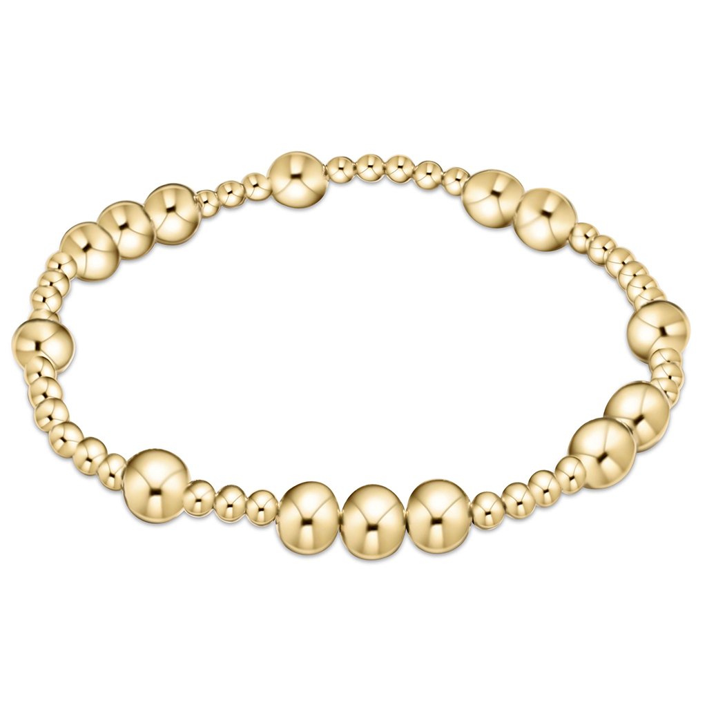 Enewton Designer  Hope Unwritten Bead Bracelet - Gold - (Assorted Bead Size)