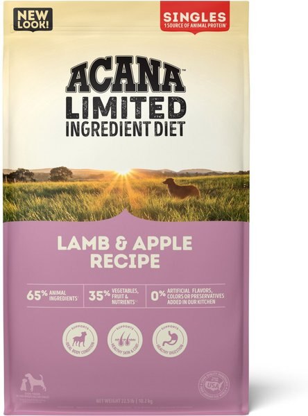 ACANA Singles Limited Ingredient Diet Lamb and Apple Recipe Grain-Free Dry Dog Food