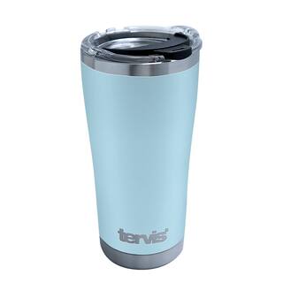 Tervis Purist Blue Powder Coat 20 oz. Stainless Steel Tumbler with Lid 1344173