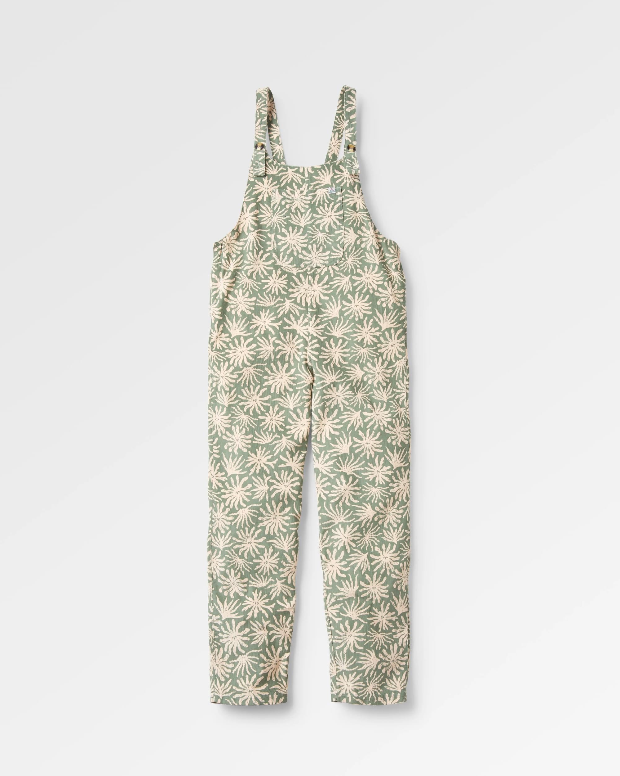 Meadows Organic Cotton Cord Dungarees - Seaweed Pistachio