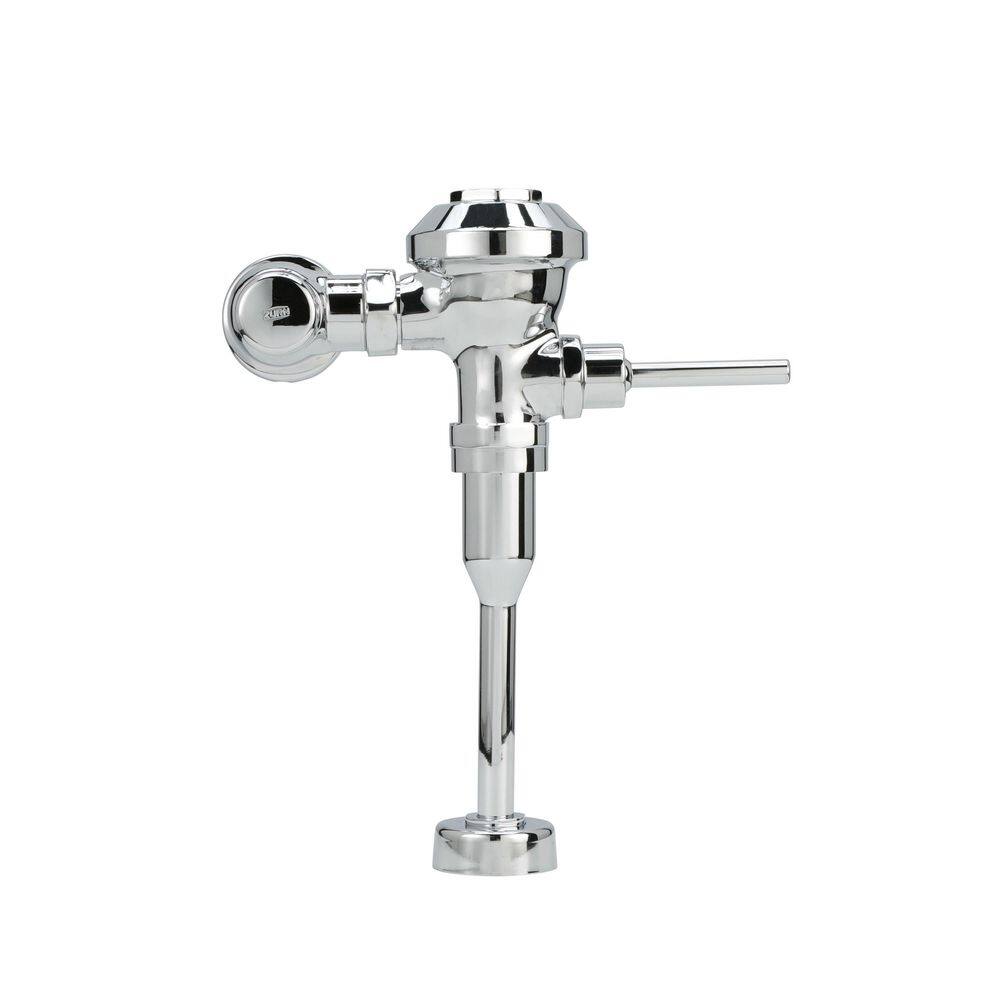 Zurn Aquaflush Exposed Manual Diaphragm Flush Valve with 0.5 GPF Sweat Solder Kit and Cast Wall Flange in Chrome Z6003-EWS-YB-YC