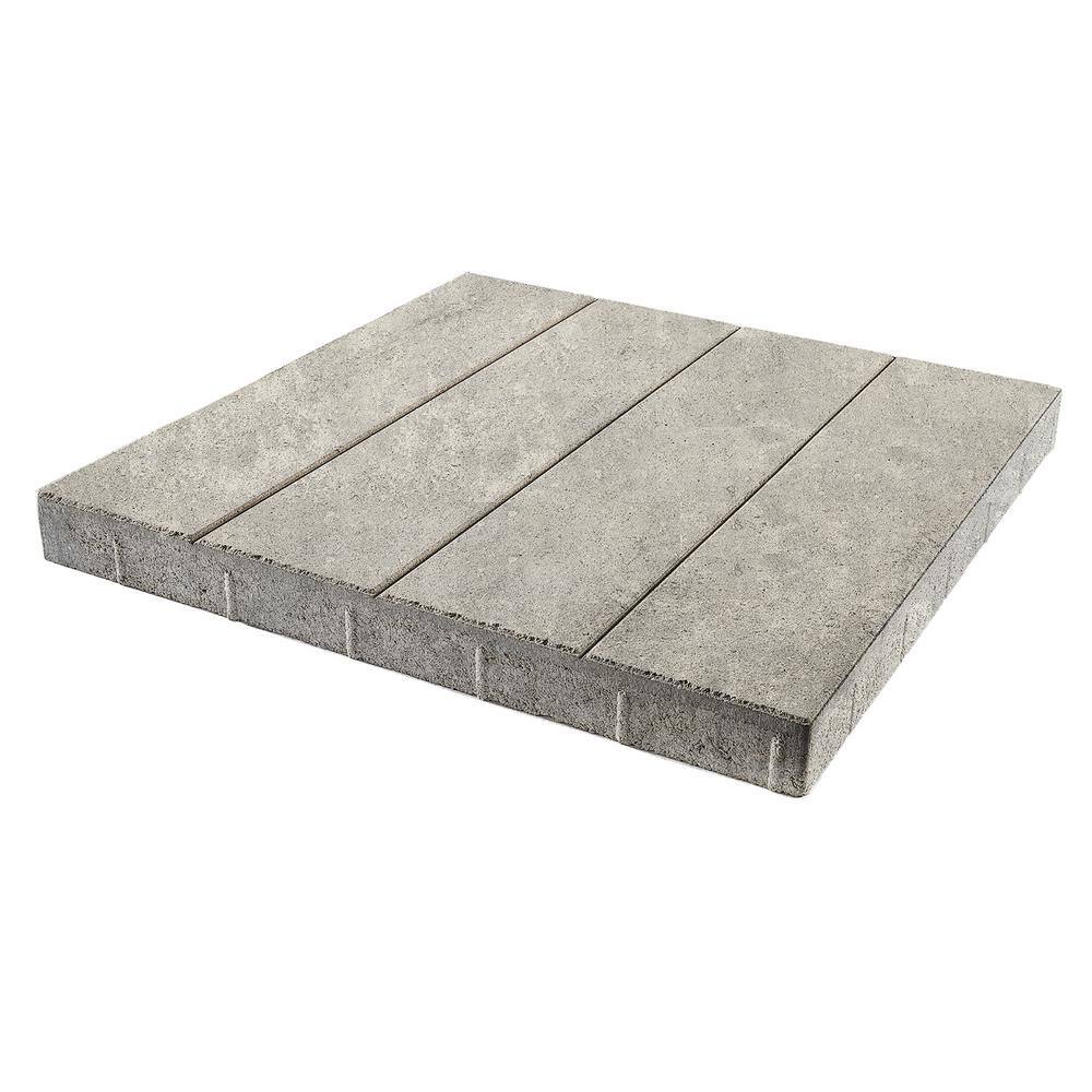 Pavestone Avant XL 24 in. x 24 in. x 2 in. Graphite Blend Platinum Square Concrete Step Stone (28-Pieces112 sq. ft.Pallet) 11019478F.GPHB