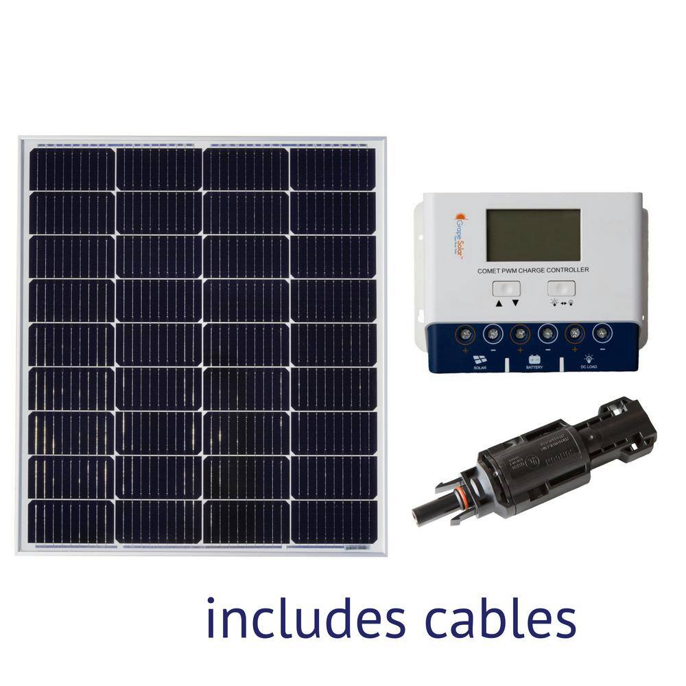 Grape Solar 100-Watt Off-Grid Solar Panel Kit GS-100-KIT