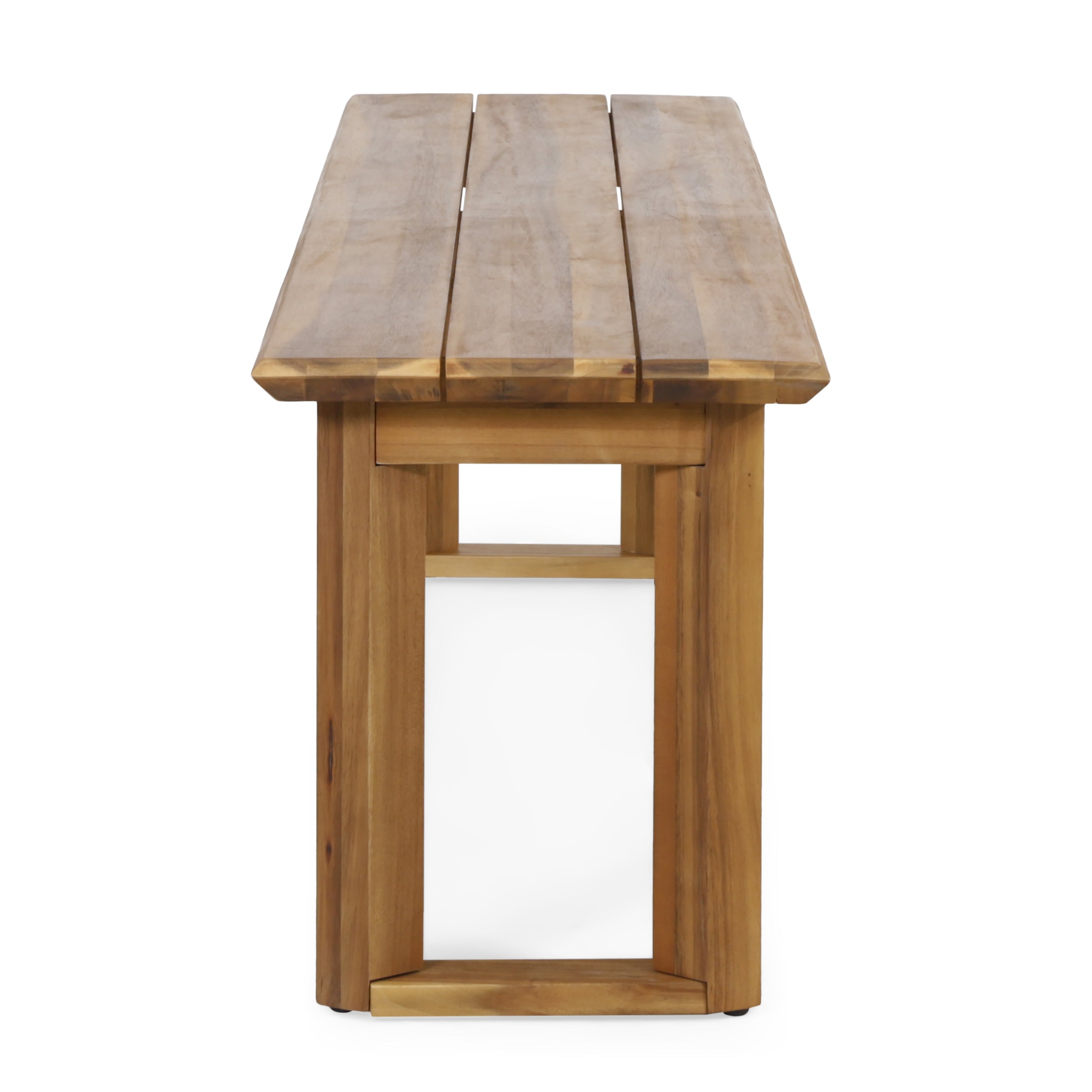 Conifer Outdoor Acacia Wood Dining Bench