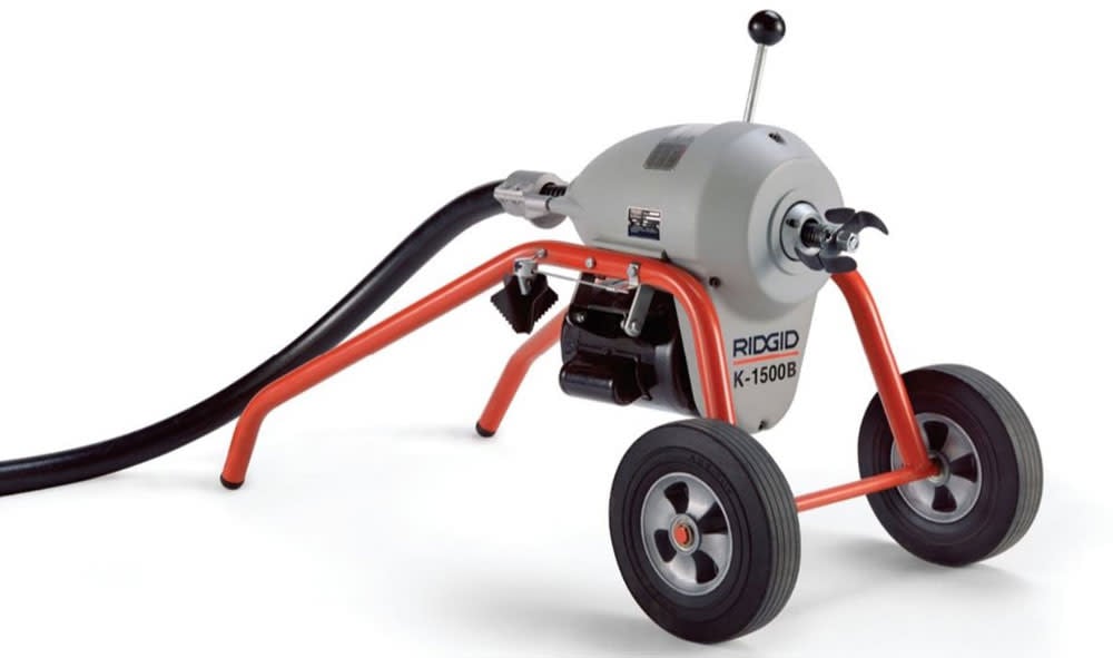 Ridgid K-1500B 220V Sectional Drain Cleaning Machine with C11 Cable 27637 from Ridgid