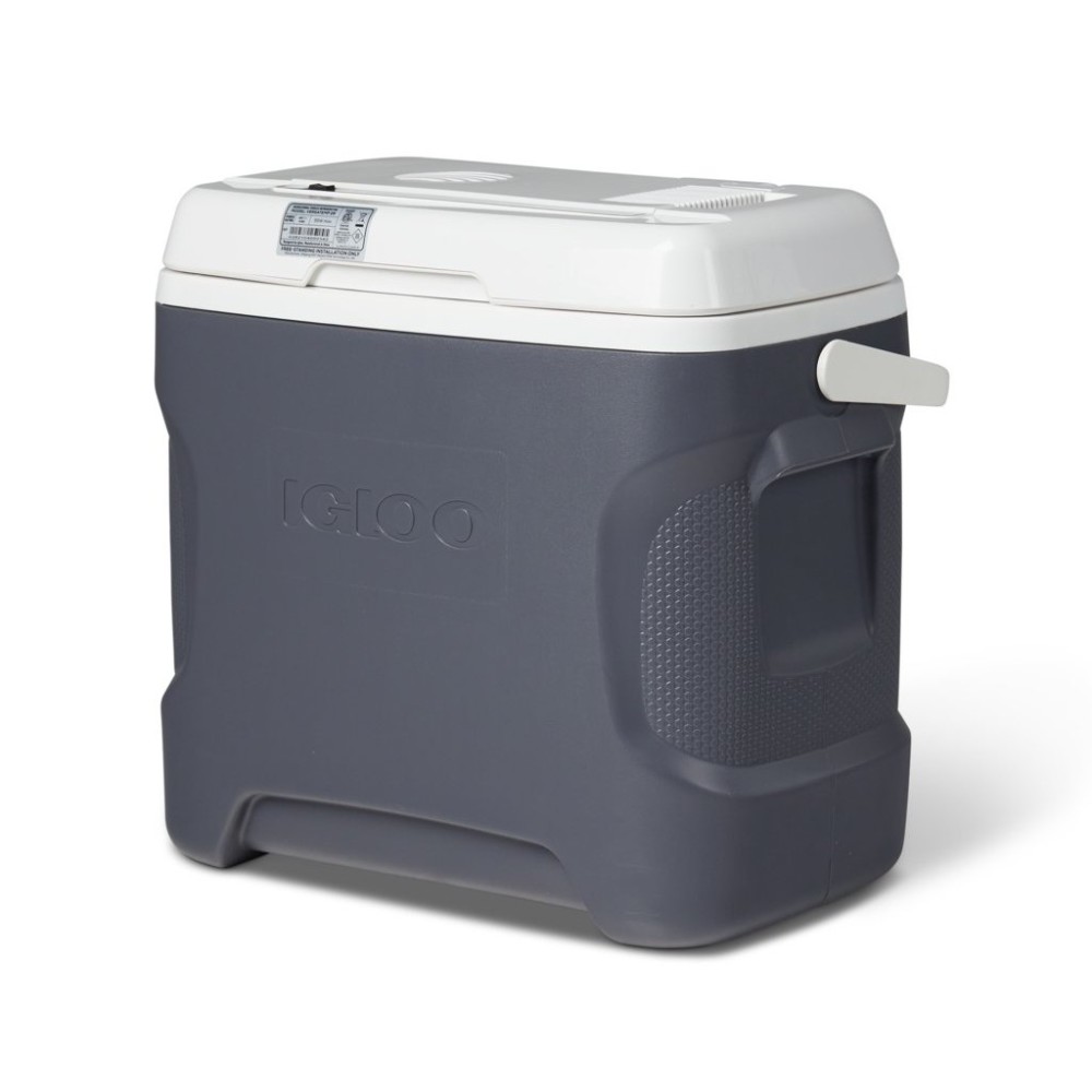 Igloo Versatemp Thermoelectric Hard Cooler Carbonite/White 28qt