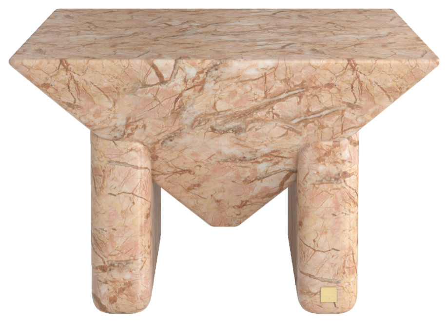 Marble Geometrical Coffee Table  Versmissen Prism   Contemporary   Coffee Tables   by Oroa   Distinctive Furniture  Houzz