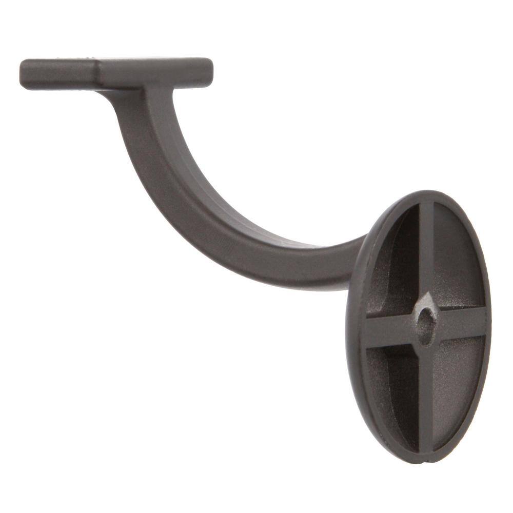 EVERMARK Stair Parts 2-14 in. x 3-12 in. Old World Roma Copper Wall Rail Mounting Bracket 6501139