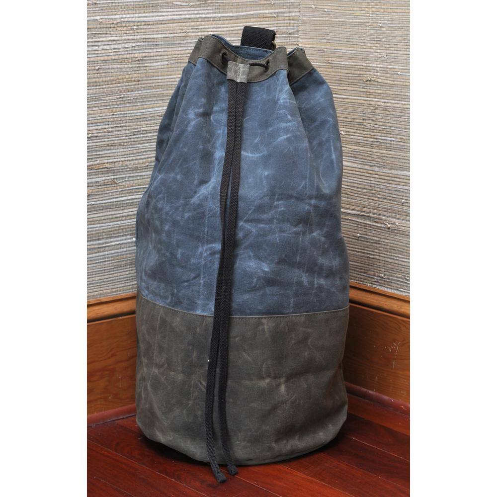 CB Station Waxed Canvas Laundry Duffel Slate 6551