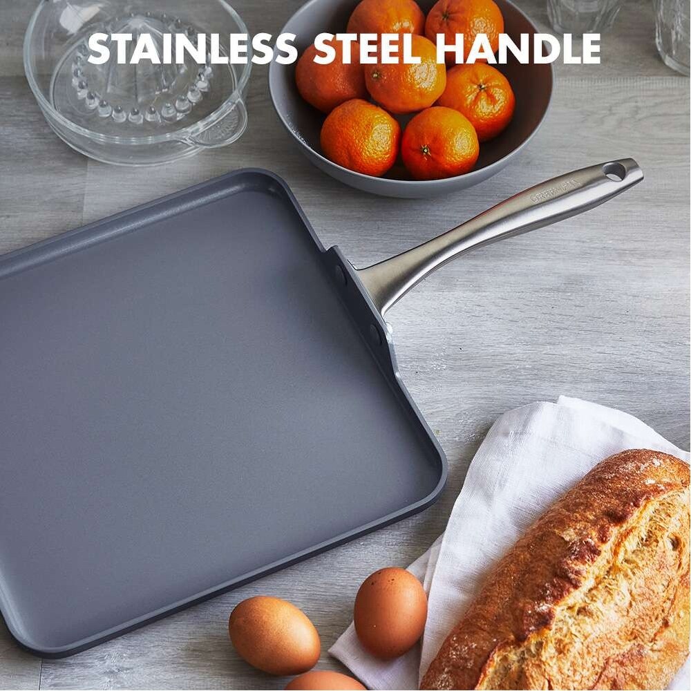 GreenPan Ceramic Non Stick Square Griddle   11''