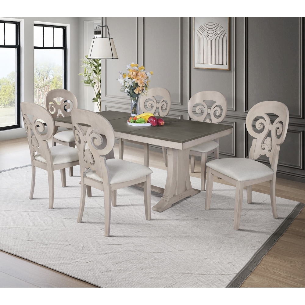 Rahma 7 Piece Dining Table and Chair