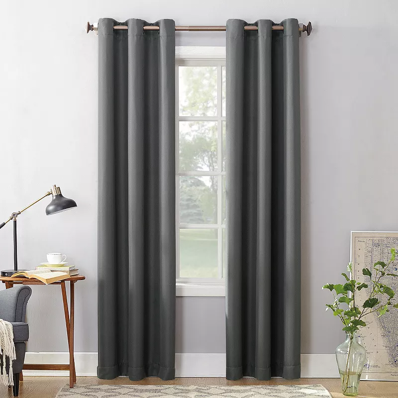 No. 918 1-Panel Montego Casual Textured Grommet Window Curtain