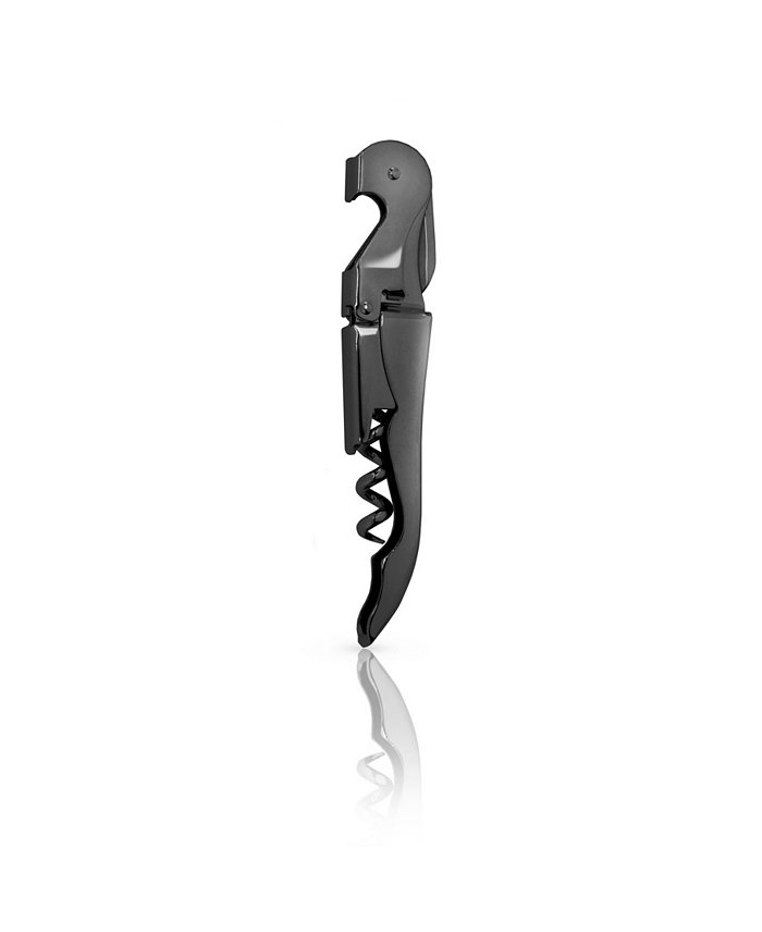 Viski Gunmetal Black Double Hinged Corkscrew