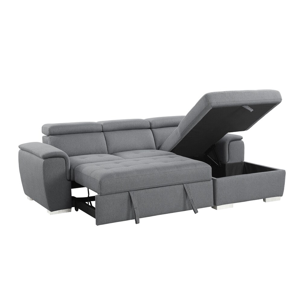 McCoy 2 Piece Sofa Chaise with Pull Out Bed