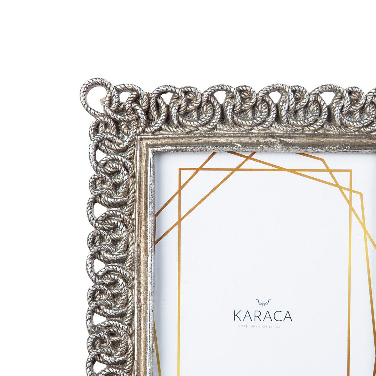 Karaca Nova Chain Silver Photo Frame 13X18 Cm 153.20.01.0299